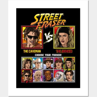 Street Fraser - Brendan Fraser vs Shirt Posters and Art